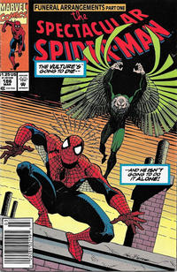 Cover Thumbnail for The Spectacular Spider-Man (Marvel, 1976 series) #186 [Newsstand]