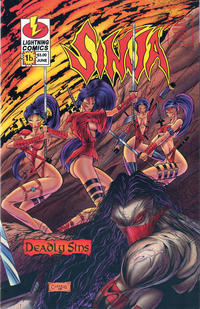 Cover Thumbnail for Sinja: Deadly Sins (Lightning Comics [1990s], 1996 series) #1 [Cover B - Direct Market Exclusive]