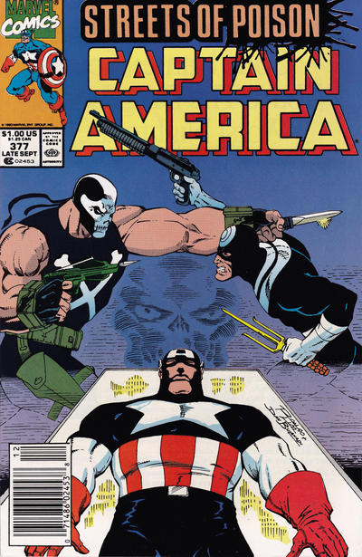 Cover for Captain America (Marvel, 1968 series) #377 [Mark Jewelers]