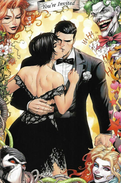 Cover for Batman (DC, 2016 series) #50 [Unknown Comic Books Tyler Kirkham Virgin Cover - Bruce and Selina]