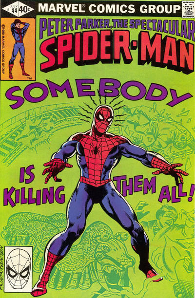 Cover for The Spectacular Spider-Man (Marvel, 1976 series) #44 [Direct]