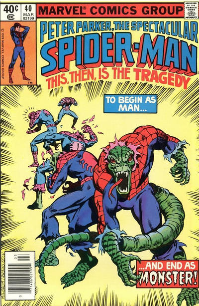 Cover for The Spectacular Spider-Man (Marvel, 1976 series) #40 [Newsstand]