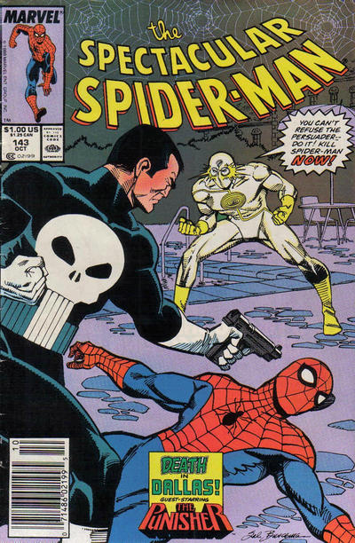 Cover for The Spectacular Spider-Man (Marvel, 1976 series) #143 [Newsstand]