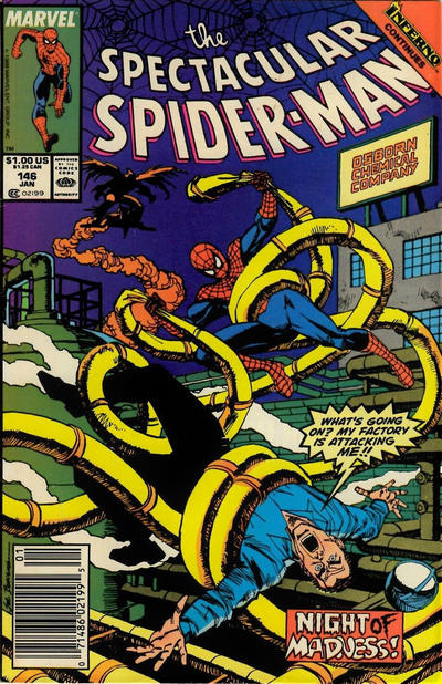 Cover for The Spectacular Spider-Man (Marvel, 1976 series) #146 [Newsstand]
