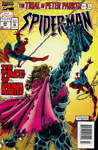 Cover for Spider-Man (Marvel, 1990 series) #60 [Newsstand]