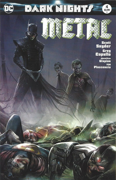 Cover for Dark Nights: Metal (DC, 2017 series) #4 [Exclusive Francesco Mattina Cover]