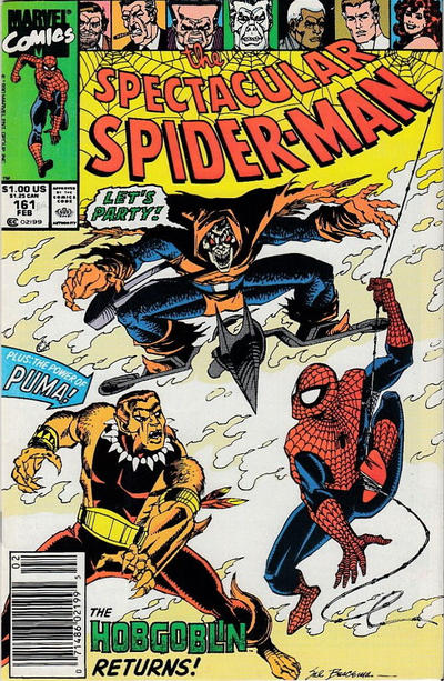 Cover for The Spectacular Spider-Man (Marvel, 1976 series) #161 [Newsstand]