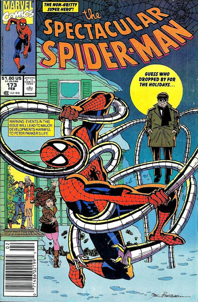 Cover for The Spectacular Spider-Man (Marvel, 1976 series) #173 [Newsstand]
