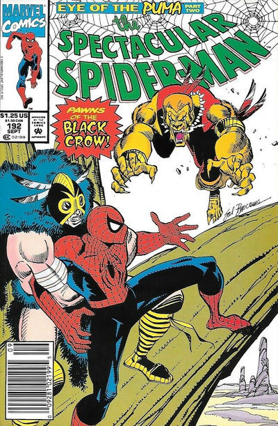 Cover for The Spectacular Spider-Man (Marvel, 1976 series) #192 [Newsstand]