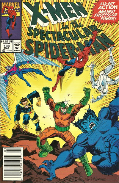 Cover for The Spectacular Spider-Man (Marvel, 1976 series) #198 [Newsstand]