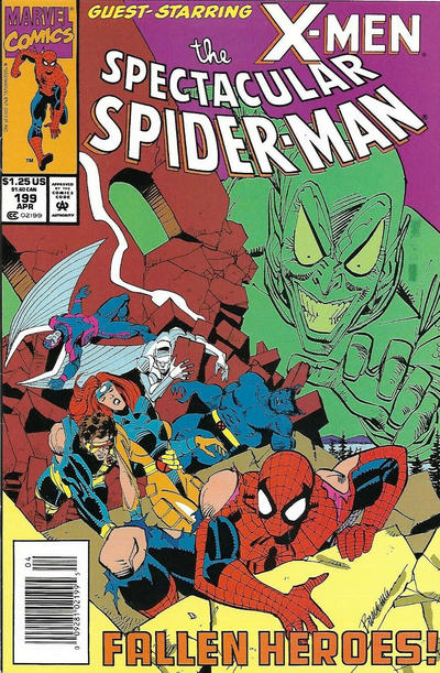 Cover for The Spectacular Spider-Man (Marvel, 1976 series) #199 [Newsstand]