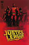 Cover for Justice League (DC, 2018 series) #1 [Forbidden Planet / Jetpack Comics Jock Cover]