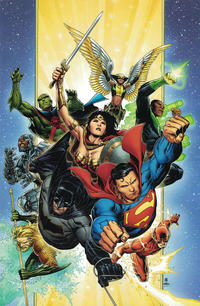 Cover Thumbnail for Justice League (DC, 2018 series) #1 [Jim Cheung "Thank You" Virgin Variant Cover]