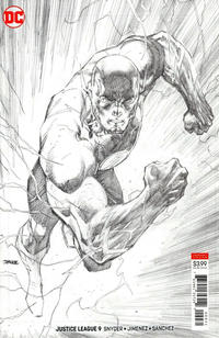 Cover Thumbnail for Justice League (DC, 2018 series) #9 [Jim Lee Pencils Only Variant Cover]