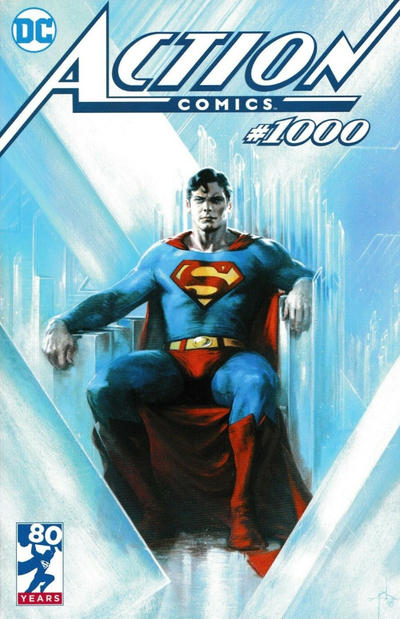 Cover for Action Comics (DC, 2011 series) #1000 [Bulletproof Comics Gabriele Dell'Otto Color Cover]