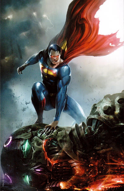 Cover for Action Comics (DC, 2011 series) #1000 [Frankie's Comics Francesco Mattina Virgin Cover]