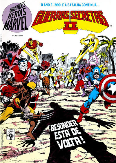 Cover for Grandes Heróis Marvel (Editora Abril, 1983 series) #27