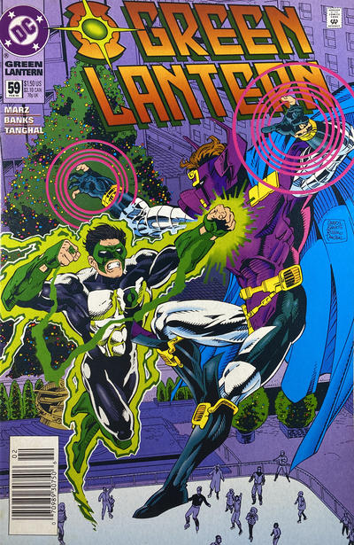 Cover for Green Lantern (DC, 1990 series) #59 [Newsstand]