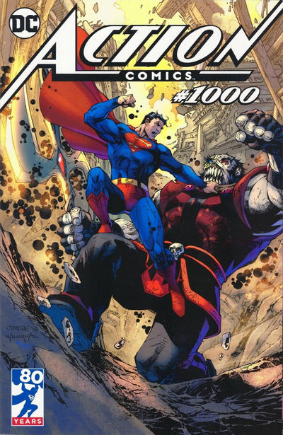 Cover for Action Comics (DC, 2011 series) #1000 [Torpedo Comics Jim Lee Tour Edition 2018 Cover]