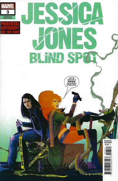 Cover for Jessica Jones: Blind Spot (Marvel, 2020 series) #3 [Martin Simmonds]