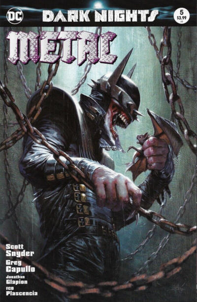 Cover for Dark Nights: Metal (DC, 2017 series) #5 [Bulletproof Comics Gabriele Dell'Otto Color Cover]