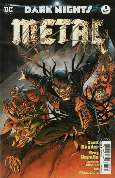 Cover for Dark Nights: Metal (DC, 2017 series) #5 [Andy Kubert Cover]