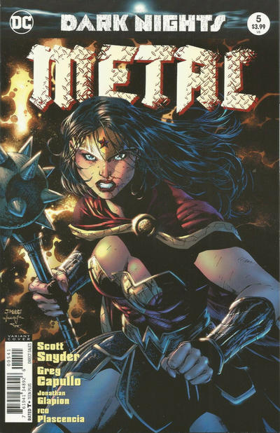 Cover for Dark Nights: Metal (DC, 2017 series) #5 [Jim Lee & Scott Williams Cover]