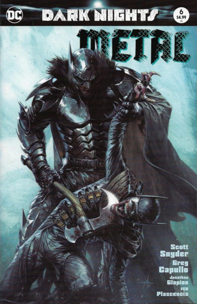 Cover for Dark Nights: Metal (DC, 2017 series) #6 [Bulletproof Comics Gabriele Dell'Otto Color Cover]