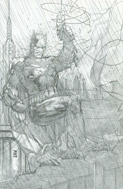 Cover for Justice League (DC, 2018 series) #1 [Jim Lee Sketch Variant Cover]
