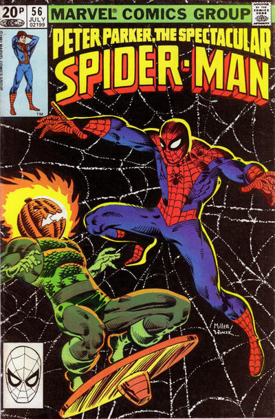 Cover for The Spectacular Spider-Man (Marvel, 1976 series) #56 [British]