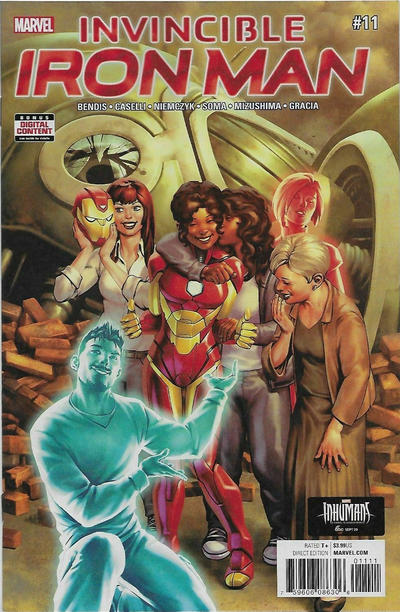 Cover for Invincible Iron Man (Marvel, 2017 series) #11