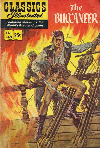 Cover for Classics Illustrated (Gilberton, 1947 series) #148 - The Buccaneer [HRN 169]