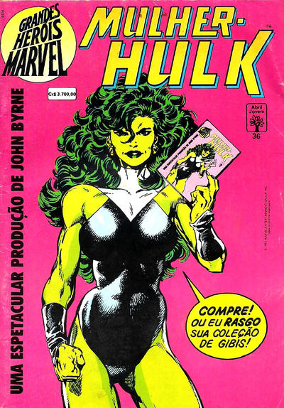Cover for Grandes Heróis Marvel (Editora Abril, 1983 series) #36