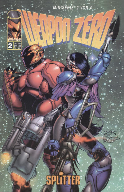 Cover for Weapon Zero (Splitter, 1997 series) #2 [Presse-Ausgabe]