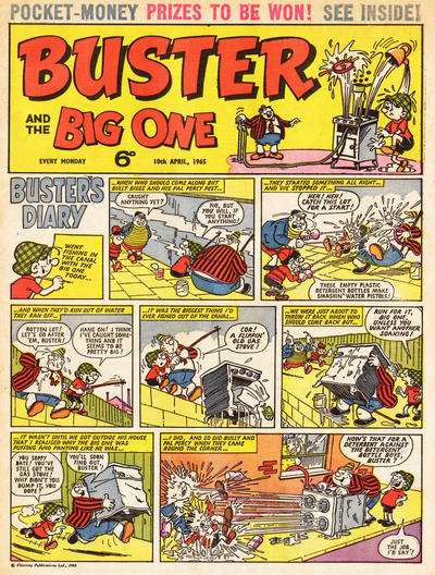 Cover for Buster (IPC, 1960 series) #10 April 1965 [255]