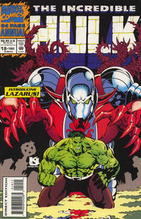 Cover Thumbnail for The Incredible Hulk Annual (Marvel, 1976 series) #19 [Direct Edition]