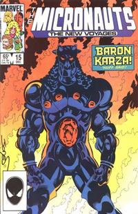 Cover Thumbnail for Micronauts (Marvel, 1984 series) #15 [Direct]