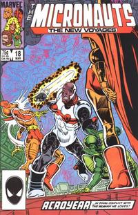 Cover Thumbnail for Micronauts (Marvel, 1984 series) #18 [Direct]