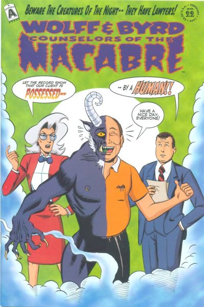 Cover for Wolff & Byrd, Counselors of the Macabre (Exhibit A Press, 1994 series) #22
