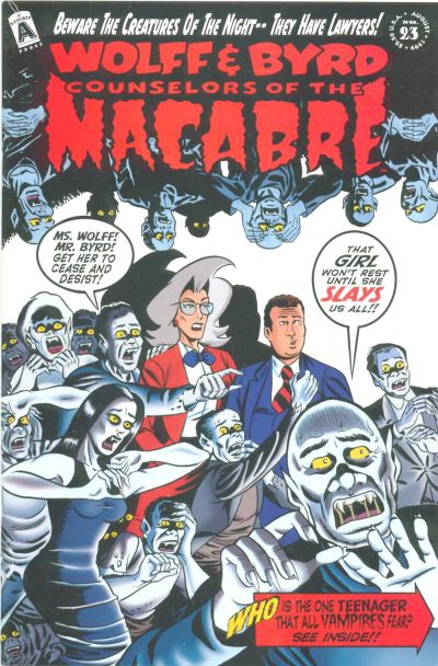 Cover for Wolff & Byrd, Counselors of the Macabre (Exhibit A Press, 1994 series) #23