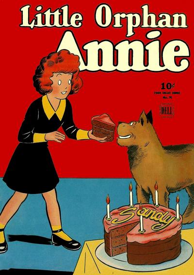 Cover for Four Color (Dell, 1942 series) #76 - Little Orphan Annie
