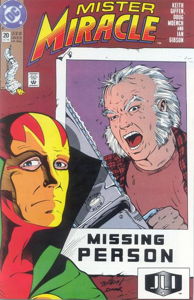 Cover for Mister Miracle (DC, 1989 series) #20 [Direct]