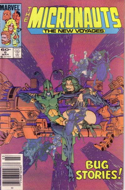 Cover for Micronauts (Marvel, 1984 series) #6 [Newsstand]