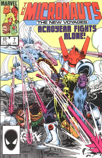 Cover for Micronauts (Marvel, 1984 series) #7 [Direct]