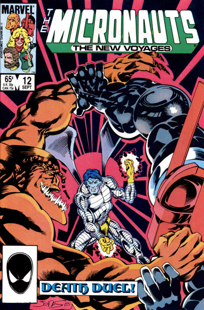 Cover for Micronauts (Marvel, 1984 series) #12 [Direct]