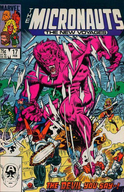 Cover for Micronauts (Marvel, 1984 series) #17 [Direct]