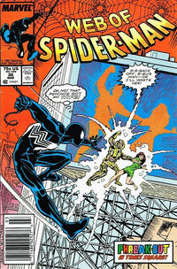 Cover Thumbnail for Web of Spider-Man (Marvel, 1985 series) #36 [Newsstand]