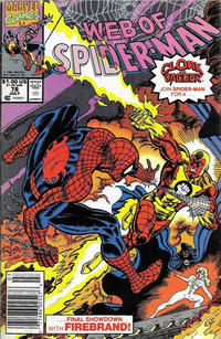 Cover Thumbnail for Web of Spider-Man (Marvel, 1985 series) #78 [Newsstand]