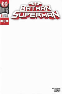 Cover Thumbnail for Batman / Superman (DC, 2019 series) #1 [Blank Variant Cover]