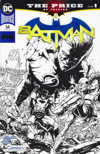 Cover Thumbnail for Batman (DC, 2016 series) #64 [ComicsPro Chris Burnham Black and White Cover]